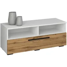 VCM Arila L TV-Lowboard 95 cm Braun/Weiß Holz
