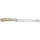 APS Brotmesser 34 cm Braun, Wellenschliff, Edelstahlklinge, Griff aus Buchenholz