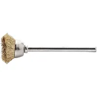 Lessmann Miniatur-Topfbürste Messingdraht 0,10 mm, Bürsten-⌀ 15 mm