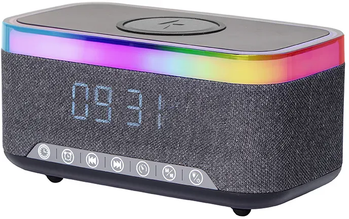 MÜLLER DIGITALWECKER + LADEFUNKTION SCHWARZ - schwarz