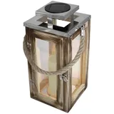 Lumisky Solarlaterne mit Griff H28cm OAKY