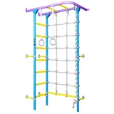 JEFlex Sprossenwand Sprossenwand ClimbMaxx M5 blau|gelb|lila