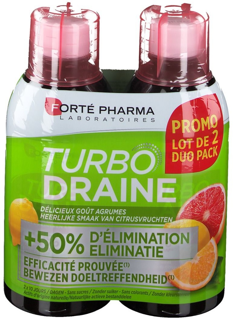 Forté Pharma TurboDraine Agrumes 2x500 ml solution(s)