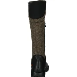 Softinos Damen Stiefel schwarz/braun - 39