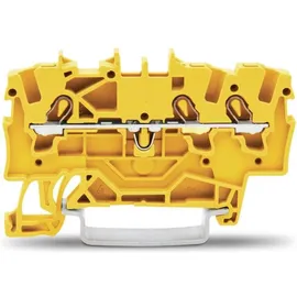 WAGO 2001-1306 Durchgangsklemme 4.20mm Zugfeder Gelb