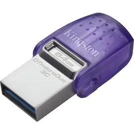 Kingston DataTraveler microDuo 3C G3 64GB, USB-A 3.0/USB-C 3.0 (DTDUO3CG3/64GB)