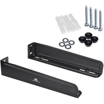 Maclean Brackets MC-807 - Maclean Mikrowellenhalter, bis zu 35 kg, Schwarz
