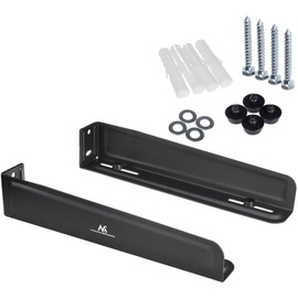 Maclean Brackets MC-807 - Maclean Mikrowellenhalter, bis zu 35 kg, Schwarz
