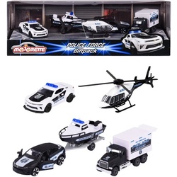 majORETTE Spielzeug-Polizei Spielzeugauto Polizei Police Force 4er Pack Giftpack 212053188