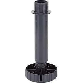 Hettich Möbel-Sockelverstellfuß 150mm, Durchmesser 80mm Korrekt 9306017 Kunststoff schwarz