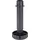 Hettich Möbel-Sockelverstellfuß 150mm, Durchmesser 80mm Korrekt 9306017 Kunststoff schwarz