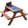 Sunny Dave Sand & Wasser Picknicktisch 89 x 89 x 51 cm