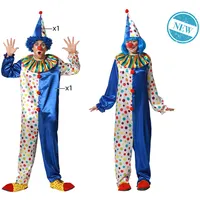 Kostüm für Erwachsene M/L Clown Blau