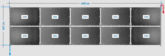 OKU Solarabsorber Pool-Solarheizung SET 20a