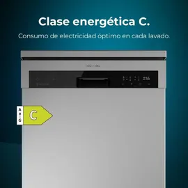 Cecotec Bolero Aguazero 6500 Geschirrspüler (freistehend, 600 mm, Silber)