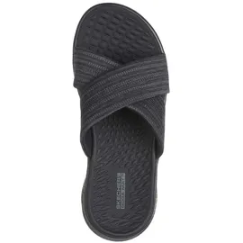 SKECHERS Damen On-The-go Walk Flex Impressed Schiebe-Sandalen, Black, 37 EU