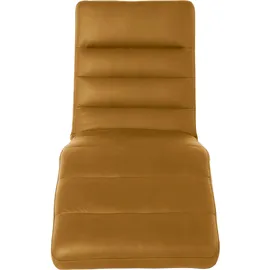 W.Schillig Relaxliege daily dreams Leder/Polyester 65 x 91 x 170 cm Gelb mit Kissen