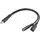 Renkforce USB-C auf Klinke 3,5 mm 0,15 m Schwarz