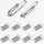 rivea Dia Auszugsschienen-Set für Unterschrank B: 120, 140, 160 cm (für 1 Auszug) und neoro n80 alba/fumo in allen Größen0, BL000973,