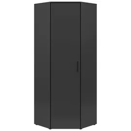 Eckschrank 72 x 195 x 72 cm Grau