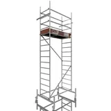 Altec Gerüst Rollfix 500 Arbeitshöhe 5m, Standardtraverse mit Ø 125mm Rollen