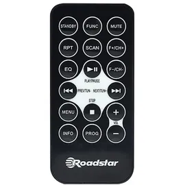 Camry Roadstar RCR-779D Radio-Tonbandgerät mit DAB/DAB+, CD, MP3, Kassetten, Fernbedienung, USB, AUX-IN, Netzteil 230V, schwarz - Schwarz