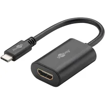 goobay USB-C zu HDMI Adapter 0,2 m Schwarz