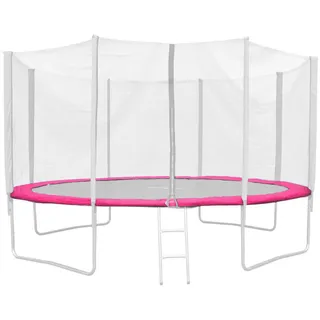 Jawinio Randabdeckung pink Kunststoff, 366x366 cm, Outdoor Spielzeug