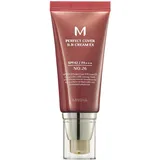 Missha M Perfect Cover BB Cream No.26 Natural Caramel- LSF 42 PA +++ 50 ml - Getönte Feuchtigkeitscreme für Gesicht mit LSF