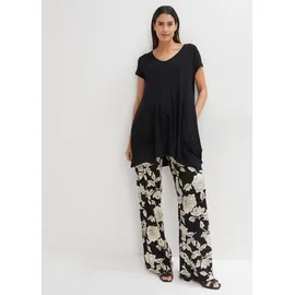 bonprix Longshirt Schwarz 3XL