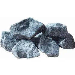 Saunasteine Olivindiabas 83006 , 20 kg - Karton, Größe 2: über 8 cm