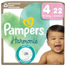 Pampers Harmonie Windeln Größe 4 9-14kg sanfter Hautschutz mit Stop Protec...
