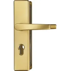 WET-Schutz-Drückergarnitur,Langsch. KLS114,Profilzylinder gelocht,E72,Aluminium