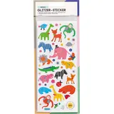 Folia Glitzer-Sticker Fantasia 5 Blatt 10 x 23 cm