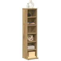 vidaXL CD-Regal 21 x 20 x 88 cm Artisan-Eiche