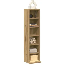 vidaXL CD-Regal 21 x 20 x 88 cm Artisan-Eiche