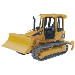 Bruder® Spielzeug-Bagger Caterpillar - Kettendozer - gelb gelb