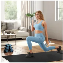 sportnow Hantelset Kurzhanteln 2 x 6 kg grau