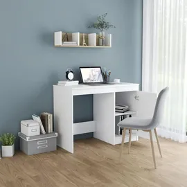 vidaXL Schreibtisch Weiß