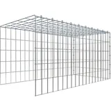 Gabiona C-Ring-Gabione-Anbaukorb Typ 4 50 x 100 x 50 cm Maschenw 5 x 10 cm
