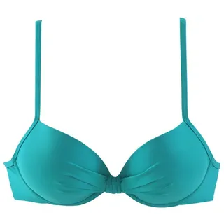 S.Oliver Bügel-Bikini-Top Damen türkis Gr.38 Cup D