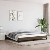 vidaXL Bettgestell 200 x 200 cm Dunkelbraun