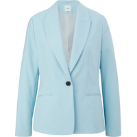 s.Oliver BLACK LABEL s.Oliver - Blazer aus Baumwollmix, Damen, blau, 34