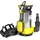 Wiltec 3 in 1 Flachsaugpumpe Edelstahl 1100 W 18000 l/h