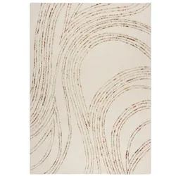 Kadima Design Handgetufteter Wollteppich - Natürliche Töne - `Humber`. Farbe: Natur-Orange, 160x230 cm