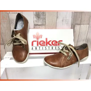 Rieker Damen Schnürschuh braun - Braun