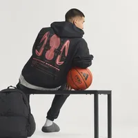 Adidas Anthony Edwards Schematic Hoodie - black M