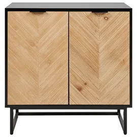 Beliani SIDEBOARD Schwarz