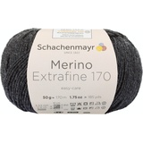 Schachenmayr since 1822 Schachenmayr Merino Extrafine 170, 50G anthrazit melier Handstrickgarne