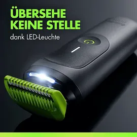 Gillette i7 Body + Intimate Trimmer Schwarz/Grün